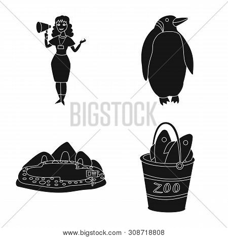 Vector Illustration Of Fauna And Entertainment Icon. Collection Of Fauna And Park Stock Vector Illus