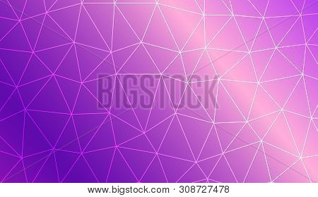 Decorative Pattern With Triangles Style. Decorative Design For Your Idea. Vector Illustration. Creat