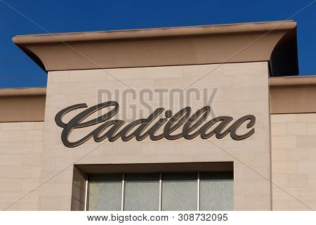 Deerfield - Circa June 2019: Cadillac Automobile Dealership. Cadillac Is The Luxury Division Of Gene