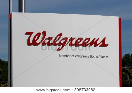 Deerfield - Circa June 2019: Walgreens Boots Alliance Headquarters. Wba Brought Together Walgreens A