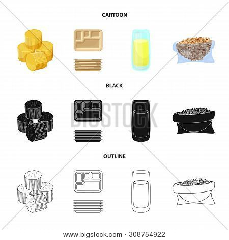 Vector Design Of Farm And Agriculture Logo. Set Of Farm And Technology Stock Symbol For Web.