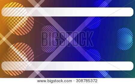 Abstract Blurred Gradient Background With Line, Circle. With Light. For Bright Website Banner, Invit