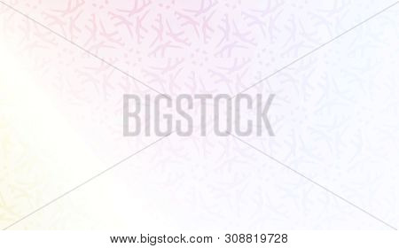 Vector Template With Modern Geometrical Abstract Pattern. Gradient Color.