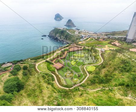 Aerial View Of Haemaji Park At Oryukdo, Busan, South Korea, Asia