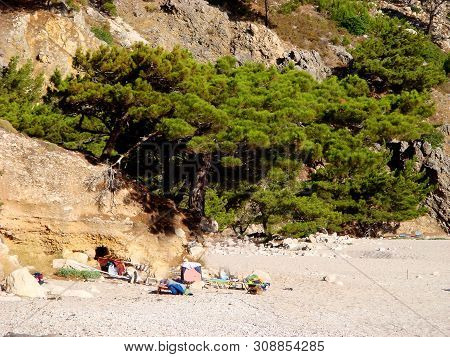 Beautiful Carpathos Island Apela Beach Background Wallpaper Fine Prints Art