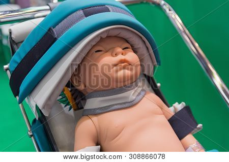 Children's Mannequin In The Hospital. Pain And Fear