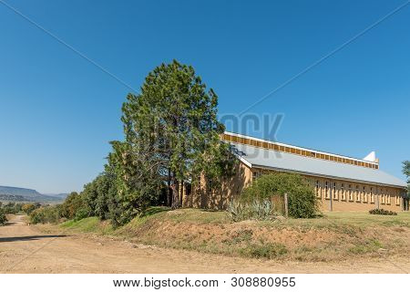Paul Roux, South Africa, May 1, 2019: The Afrikaans Protestant Church In Paul Roux, A Small Town In 