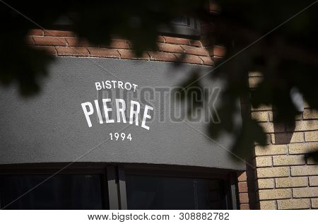 Coventry, Warwickshire, United Kingsom, June 27th 2019,  A Sign For Bistrot Pierre