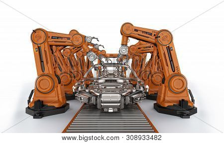 Automation Aumobile Factory Concept