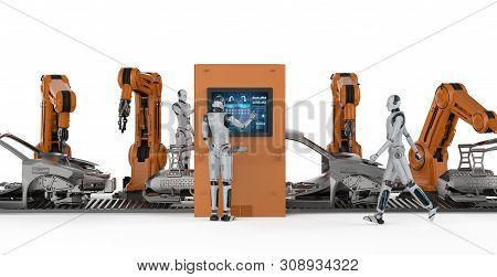 Automation Aumobile Factory Concept