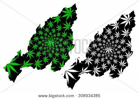 Nagaland (states And Union Territories Of India, Federated States, Republic Of India) Map Is Designe