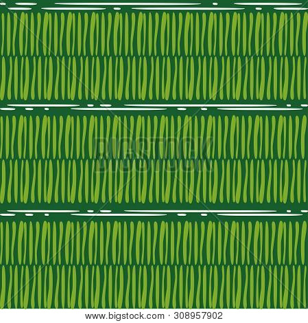 Seamless Background. Geometric Composition. Green Abstract Background.