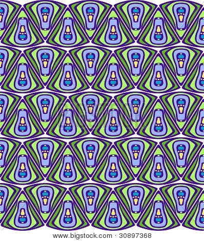 Ornamento con triangoli arrotondati