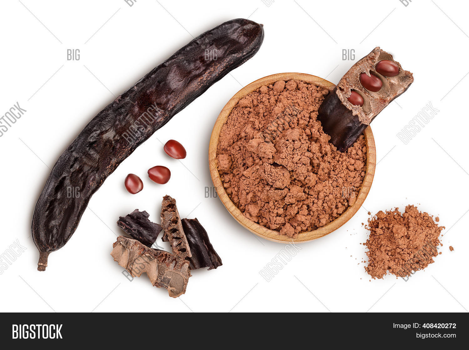 Carob Pod Powder Image & Photo (Free Trial) Bigstock