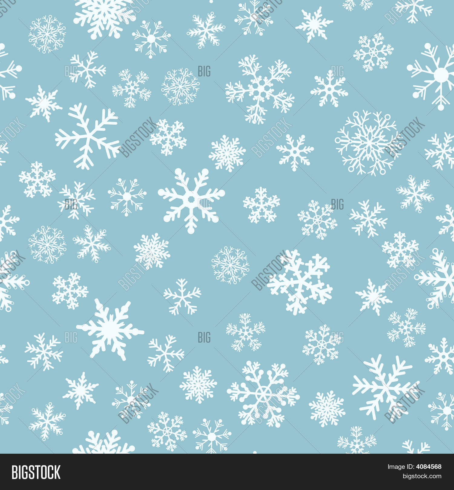 Snow Seem Less Background Snow Seamless Light Vector & Photo (Free Trial) | Bigstock
