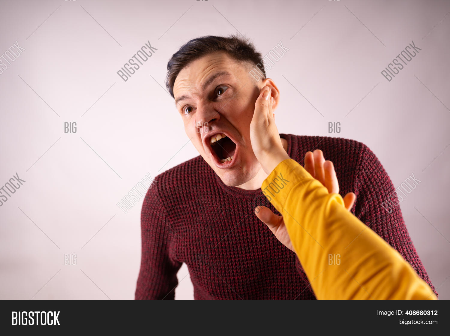 Crop Person Slapping Image & Photo (Free Trial) Bigstock