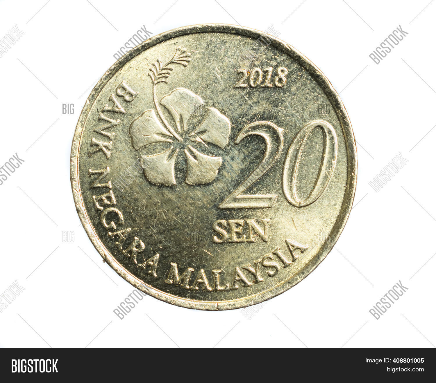 Malaysia Twenty Sen Image Photo Free Trial Bigstock