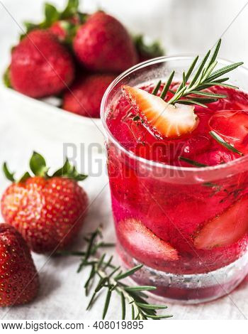 Strawberry Rosemary Infused Water Recipe High Quality