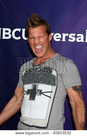 LOS ANGELES - JAN 7: Chris Jericho deltager NBCUniversal 2013 TCA vinter Tryk på Tour på Langham H