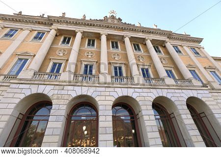 Historic Villa Olmo, A Landmark Of Lake Como, Italy