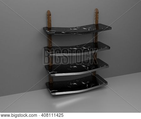 3d Rendering Display Marble Texture Background Mock Up,