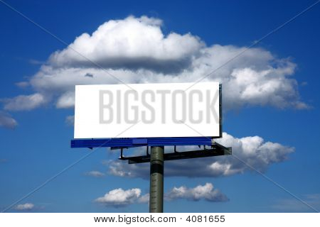 Tyhjä ulkomainonta Billboard