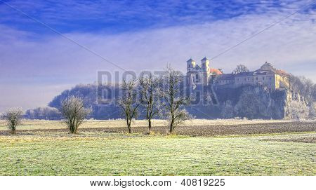 Benediktiner-Abtei Tyniec im winter