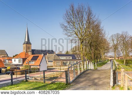 Rampart Around The Historic Center Of Steenwijk, Netherlands