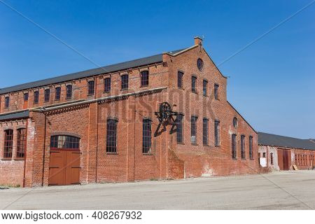 Central Hall Of The Historic Factory De Toekomst In Scheemda, Netherlands