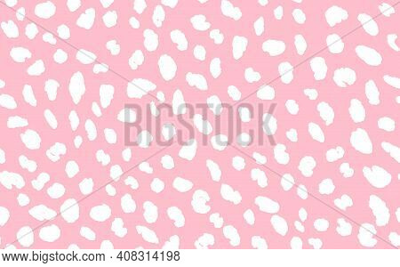 Abstract Modern Leopard Seamless Pattern. Animals Trendy Background. Pink Decorative Vector Stock Il