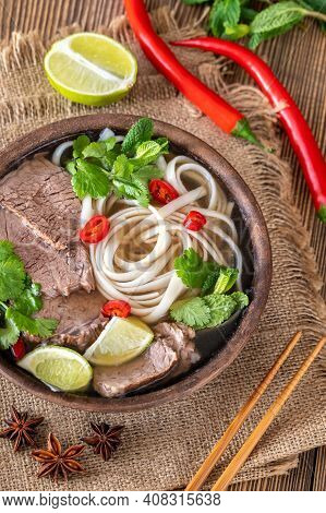 Bowl Of Vietnamese Pho Bo