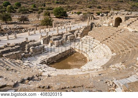 Odeion of Ephesus in Ephesus Ancient City, Selcuk, Turkey
