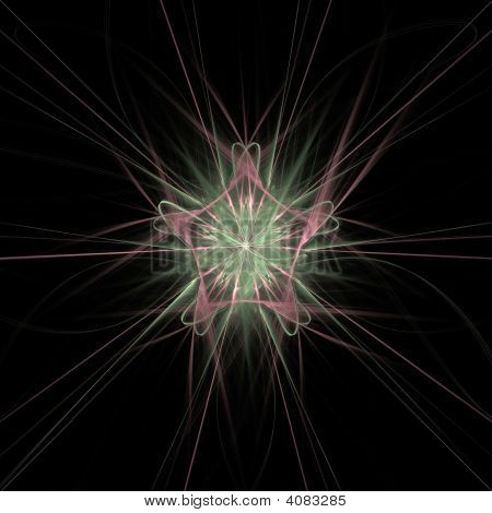 Fractal Weihnachtsstern
