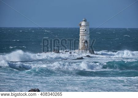 Faro Mangiabarche, Calasetta, Sant Antioco, Sardinia, Italy