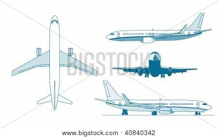 Arplanes sylwetki