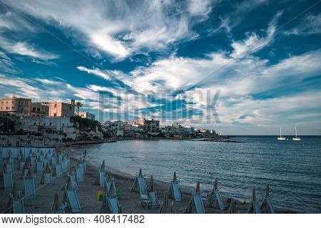 Fantastic View On The Otranto Port And Sea
