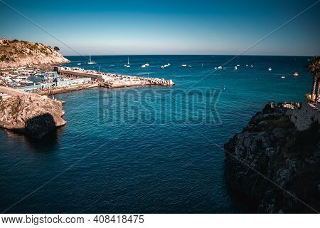 Fantastic View On Castro Sea In Puglia