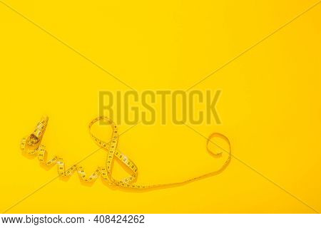 International Women's Day 8 March. World Mother's Day 8 May. Centimeter Tape Twisted In The Shape Of