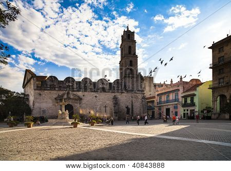 Mercado e Igreja de Havana Cuba