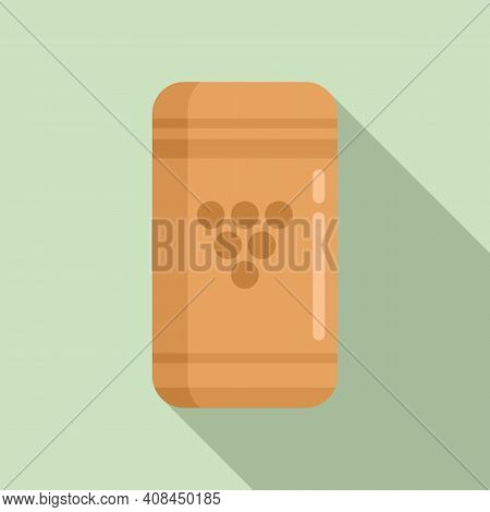 Wine Cork Icon. Flat Illustration Of Wine Cork Vector Icon For Web Design
