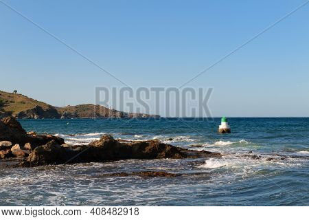 Coast at the South coast from France