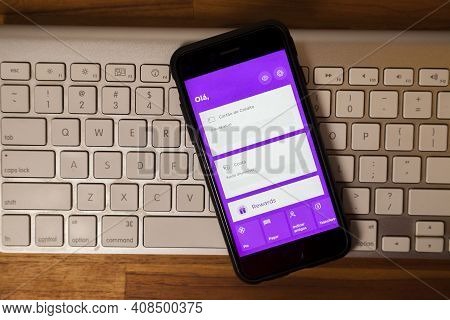 São Paulo Brazil. February 6, 2021: Screen Of The Brazilian Nubank Fintech Application, A Pioneer In