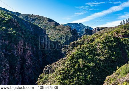 Gorges De Daluis Or Chocolate Canyon As It Is Called By Locals Because Of The Rocks Color Formed By 