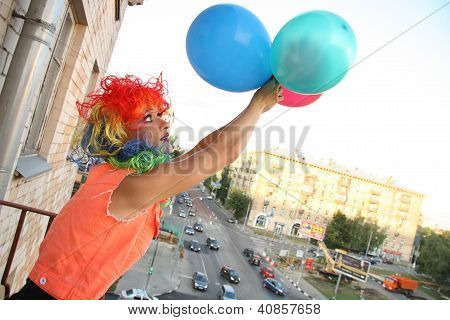 Fly with balloons adventure