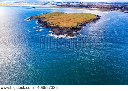 Aerial View Of Inishkeel By Portnoo In Donegal - Ireland