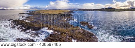Aerial View Of Inishkeel By Portnoo In Donegal - Ireland