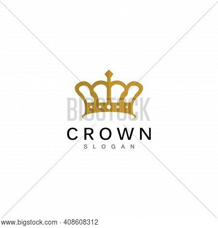 Crown Logo Template Vector Illustration