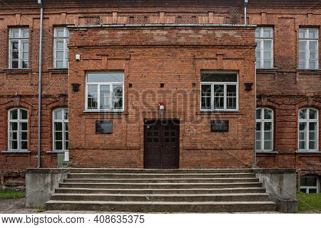 Utena, Lithuania - July 16, 2017: Historical Building Of Utena 