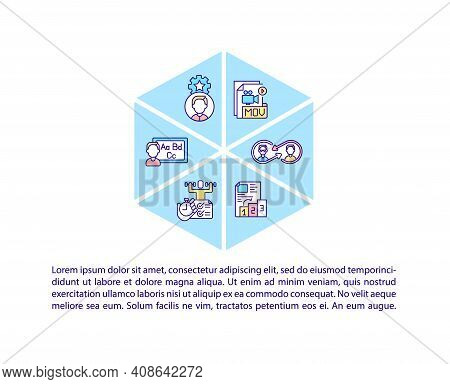 Language Learning Concept Icon With Text. Getting New Knowledge In Special Learning Facility. Ppt Pa