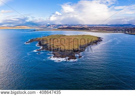 Aerial View Of Inishkeel By Portnoo In Donegal - Ireland